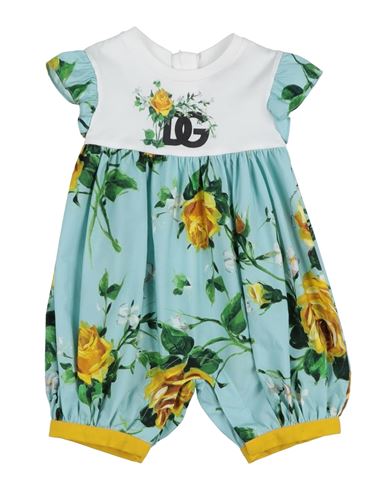 Dolce & Gabbana Newborn Girl Baby Jumpsuits & Overalls Sky Blue Size 3 Cotton