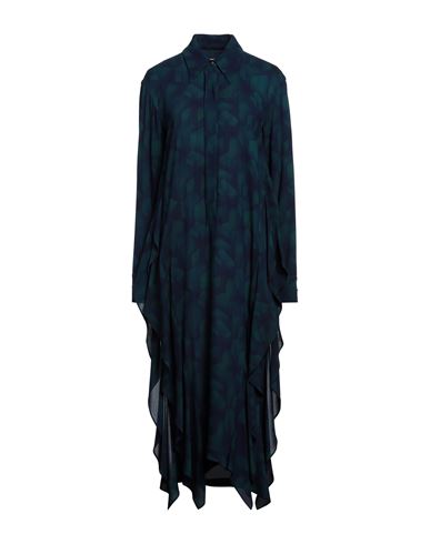 Shop Odeeh Woman Midi Dress Midnight Blue Size 4 Viscose, Elastane