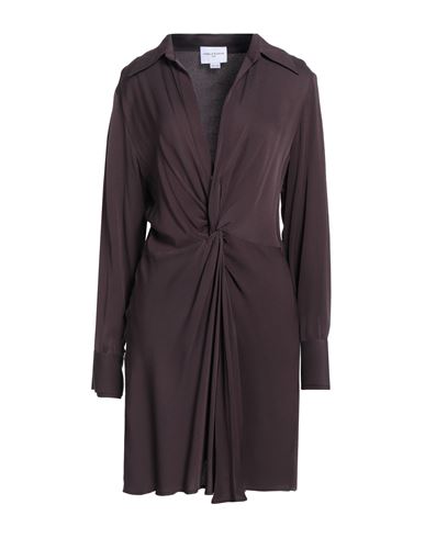 Isabelle Blanche Paris Woman Mini Dress Chocolate Brown Size Xs Viscose