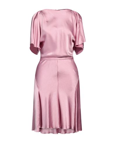 Shop Victoria Beckham Woman Midi Dress Pink Size 8 Polyester