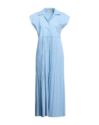 Shop Alysi Woman Maxi Dress Sky Blue Size 2 Polyester, Cotton