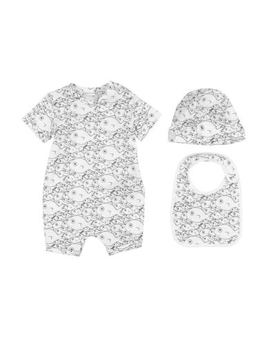 Shop Herno Newborn Boy Baby Accessories Set White Size 3 Cotton