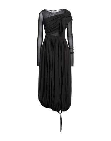 Philosophy Di Lorenzo Serafini Woman Midi Dress Lead Size 6 Polyamide In Black
