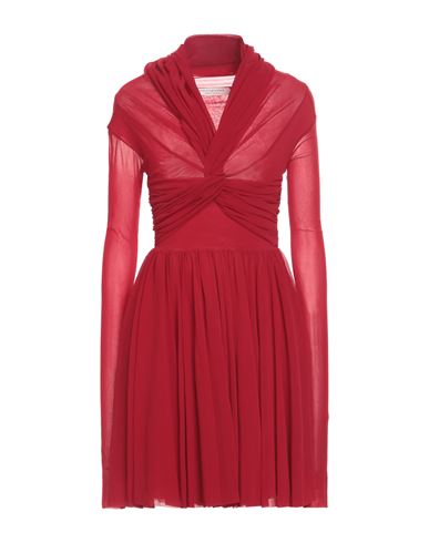 Shop Philosophy Di Lorenzo Serafini Woman Mini Dress Red Size 8 Polyamide