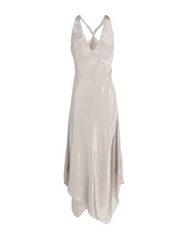Vestido midi Mujer Gris perla 38 Mujer