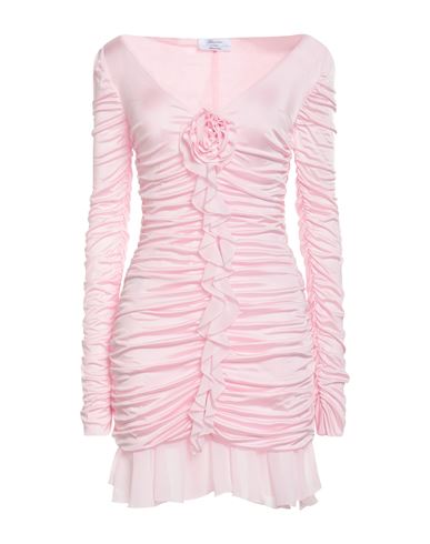 Shop Blumarine Woman Mini Dress Pink Size 6 Viscose, Polyester