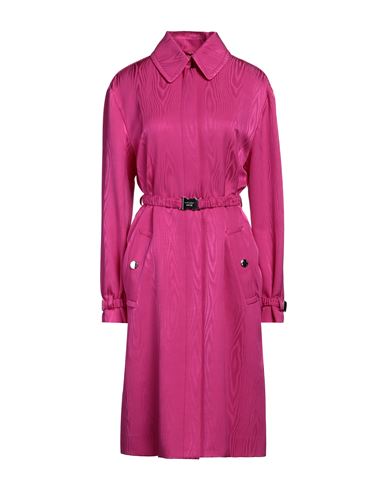 Shop Boutique Moschino Woman Overcoat & Trench Coat Fuchsia Size 6 Viscose In Pink