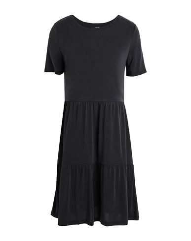 Shop Vero Moda Woman Mini Dress Steel Grey Size Xl Tencel Modal, Polyester