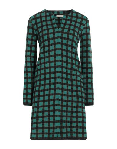 Shop Siyu Woman Mini Dress Green Size 8 Merino Wool