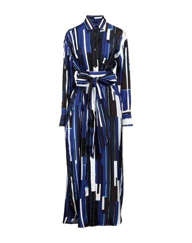 Shop Plan C Woman Maxi Dress Blue Size 4 Viscose