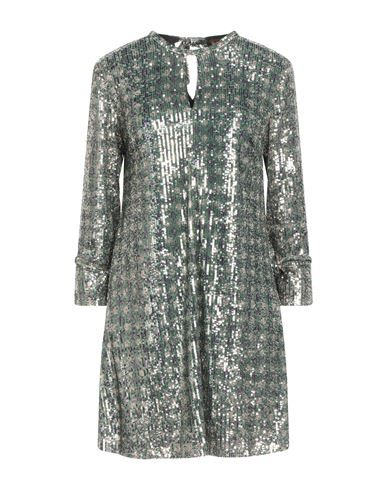 Shop Siyu Woman Mini Dress Green Size 4 Polyamide, Elastane