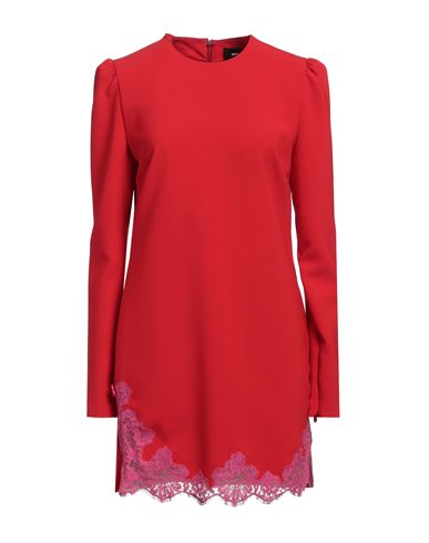 Dsquared2 Woman Mini Dress Red Size 8 Polyester, Polyurethane, Cotton, Polyamide