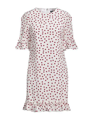 Shop Dolce & Gabbana Woman Mini Dress White Size 8 Silk, Elastane