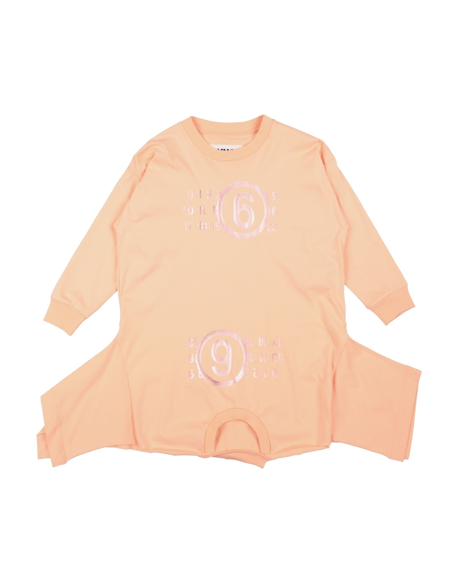 《セール開催中》MM6 MAISON MARGIELA ガールズ 3-8 歳 キッズワンピース あんず色 4 コットン 100%