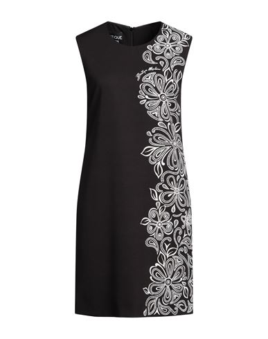 Shop Boutique Moschino Woman Mini Dress Black Size 12 Polyester, Elastane