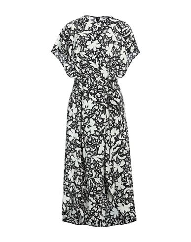 Shop Stella Mccartney Woman Midi Dress Black Size 8-10 Silk