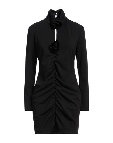 Shop Imperial Woman Mini Dress Black Size M Polyester, Elastane
