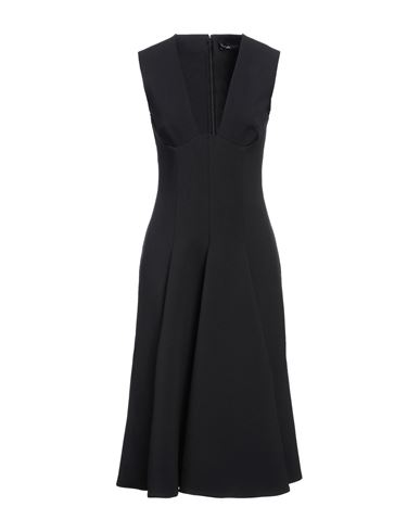 Shop Versace Woman Midi Dress Black Size 8 Acetate, Viscose