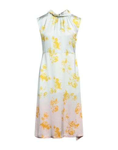 Jil Sander Woman Midi Dress Sky Blue Size 6 Viscose In Blue