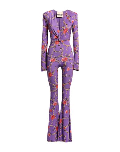 Aniye By Woman Jumpsuit Purple Size 6 Polyester, Elastane In Purple
