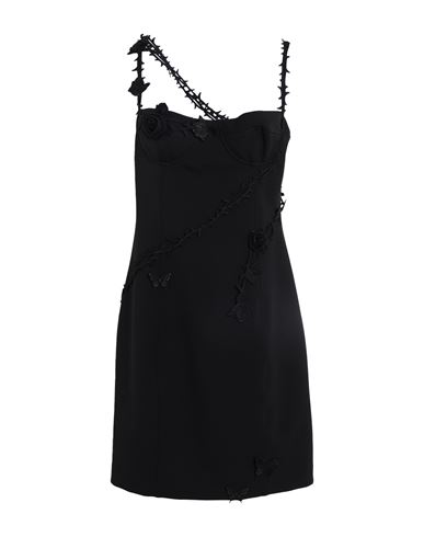 Blumarine Woman Mini Dress Black Size 8 Polyester, Elastane In Black