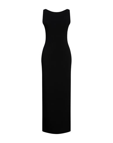 Khaite Woman Maxi Dress Black Size M Viscose, Polyester, Polyamide, Elastane In Black