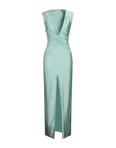 Shop House Of Amen Woman Maxi Dress Sage Green Size 6 Polyamide, Elastane