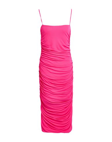Pinko Woman Midi Dress Fuchsia Size Xxs Viscose In Pink