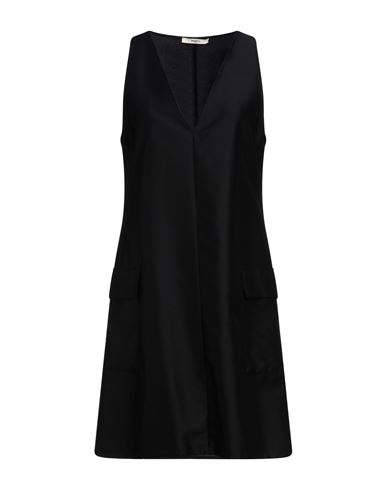Shop Barena Venezia Barena Woman Mini Dress Black Size 6 Virgin Wool, Polyamide