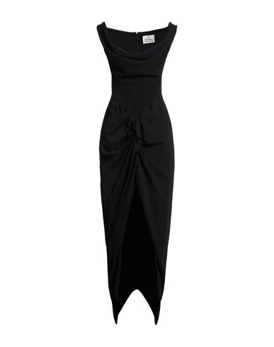 Vivienne Westwood Woman Maxi Dress Black Size 8 Polyester In Neutral