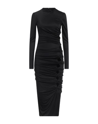 Shop Versace Woman Maxi Dress Black Size 4 Viscose