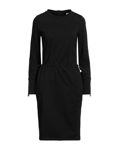 Shop Noumeno Concept Woman Midi Dress Black Size M Cotton, Elastane