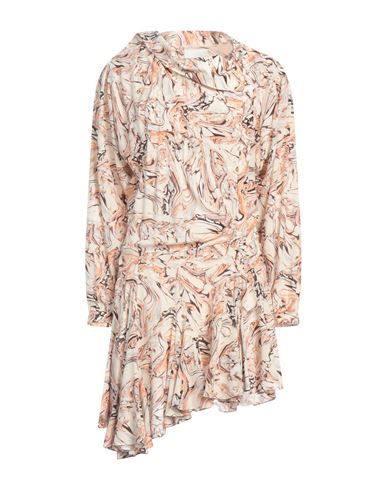 Isabel Marant Woman Mini Dress Beige Size 8 Silk In Neutral