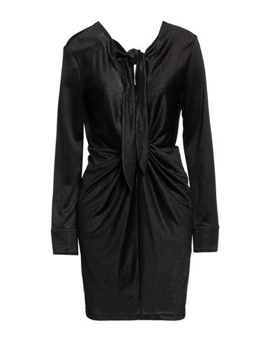 Shop Isabelle Blanche Paris Woman Mini Dress Black Size M Acrylic, Modal