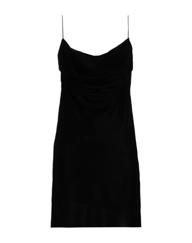 Shop Dion Lee Woman Mini Dress Black Size 4 Polyester, Elastane