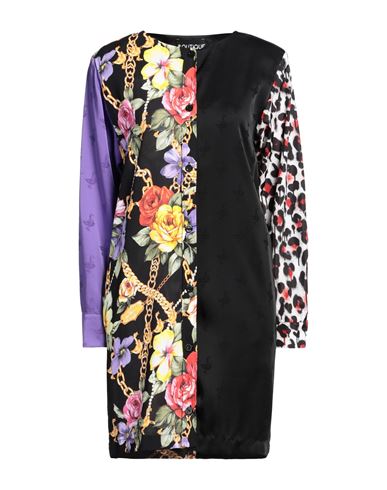 Shop Boutique Moschino Woman Mini Dress Black Size 10 Viscose, Acetate, Silk, Polyester