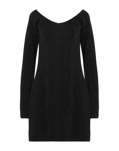 Shop Circus Hotel Woman Mini Dress Black Size 10 Viscose, Polyamide, Polyester