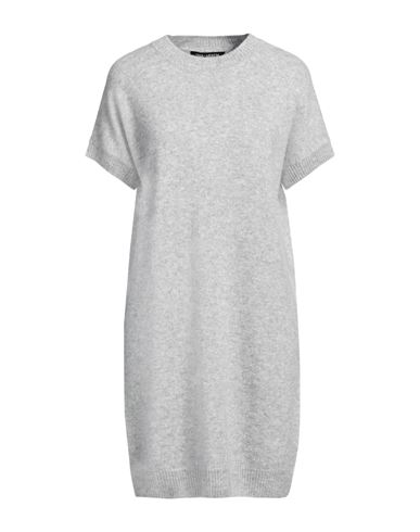 Shop Iris Von Arnim Woman Mini Dress Grey Size L Cashmere, Silk