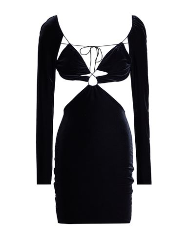 Amazuìn Amazuin Stretch Jersey Minidress With Cut-out Details In Black