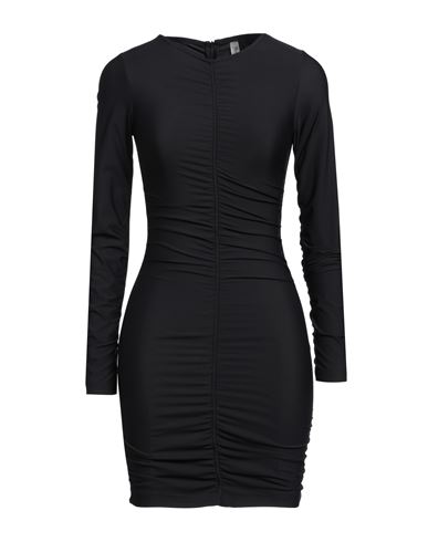 Shop Reina Olga Woman Mini Dress Black Size 1 Polyamide, Elastane