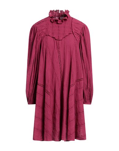 Shop Isabel Marant Étoile Marant Étoile Woman Mini Dress Fuchsia Size 8 Cotton, Viscose In Pink