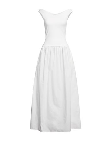 Souvenir Woman Maxi Dress White Size M Cotton