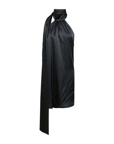 Twenty Four Haitch Woman Mini Dress Black Size 4 Polyester, Elastane In Black
