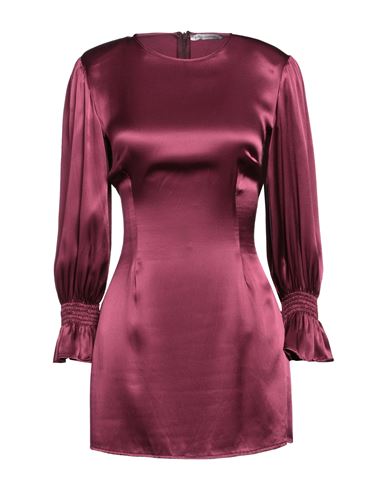 Mar De Margaritas Woman Mini Dress Deep Purple Size Xs Viscose In Purple