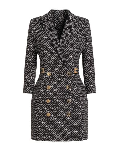 Elisabetta Franchi Woman Mini Dress Black Size 6 Polyester, Elastane