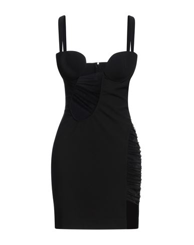 Shop Nensi Dojaka Woman Mini Dress Black Size M Viscose, Polyester, Elastane