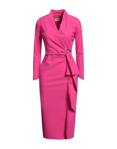 Chiara Boni La Petite Robe Woman Midi Dress Fuchsia Size 10 Polyamide, Elastane In Pink