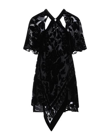Shop Isabel Marant Woman Mini Dress Black Size 6 Viscose, Silk