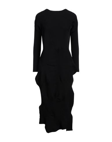 Issey Miyake Woman Midi Dress Black Size 2 Polyester