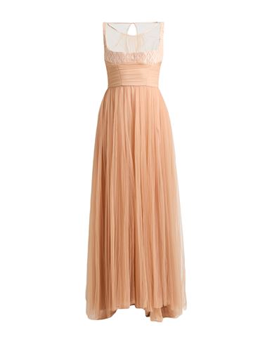 Maxi-Kleid Damen Pfirsich 32,34,36,38 Damen